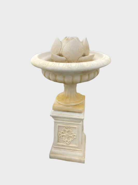 Lotus Blossom Bird Bath Fountain