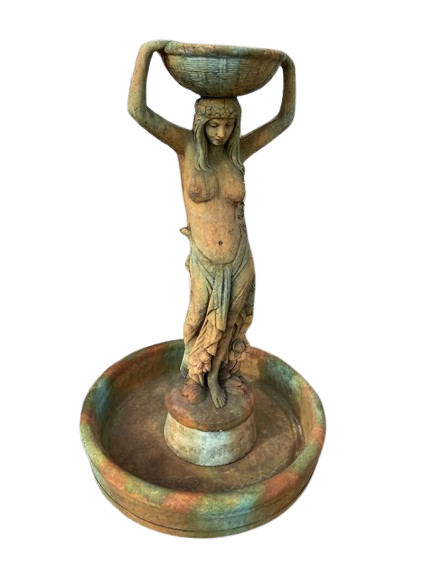Goddess Water Carrier Garden Fountain