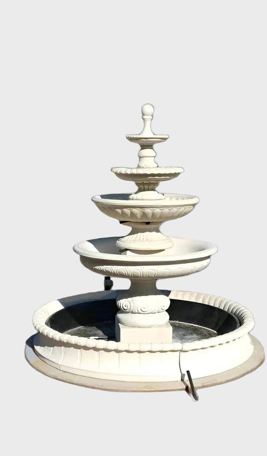 Grand Multi-Tier Garden Fountain