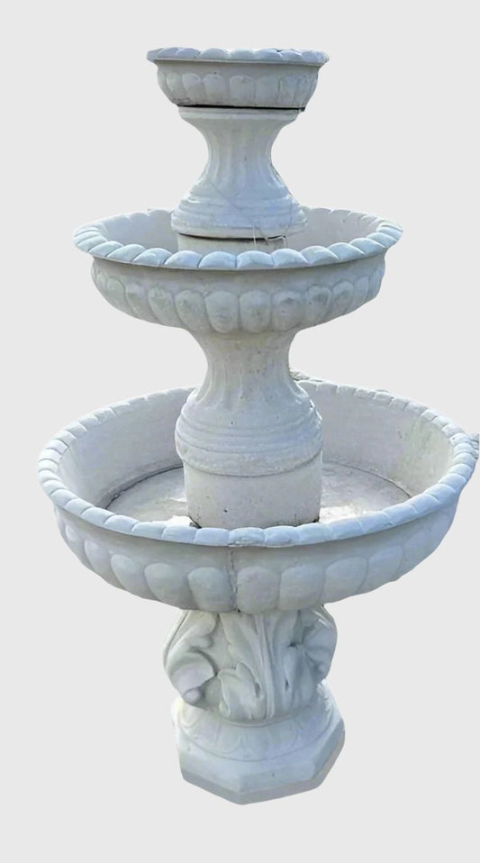 Classic Tiered Marble Fountain