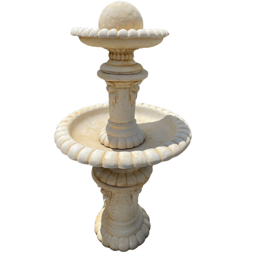 Tall birdbath with bowl (not fountain)