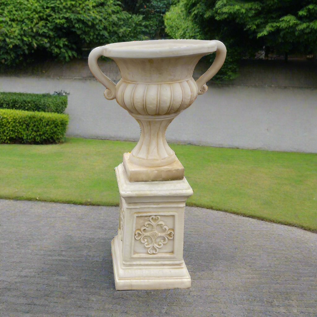 Handled Urn and Plinth