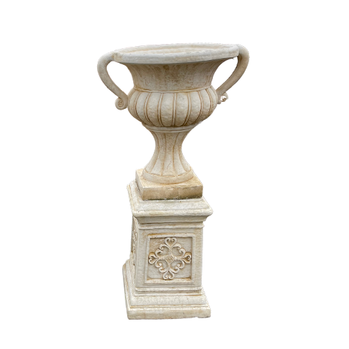 Handled Urn and Plinth