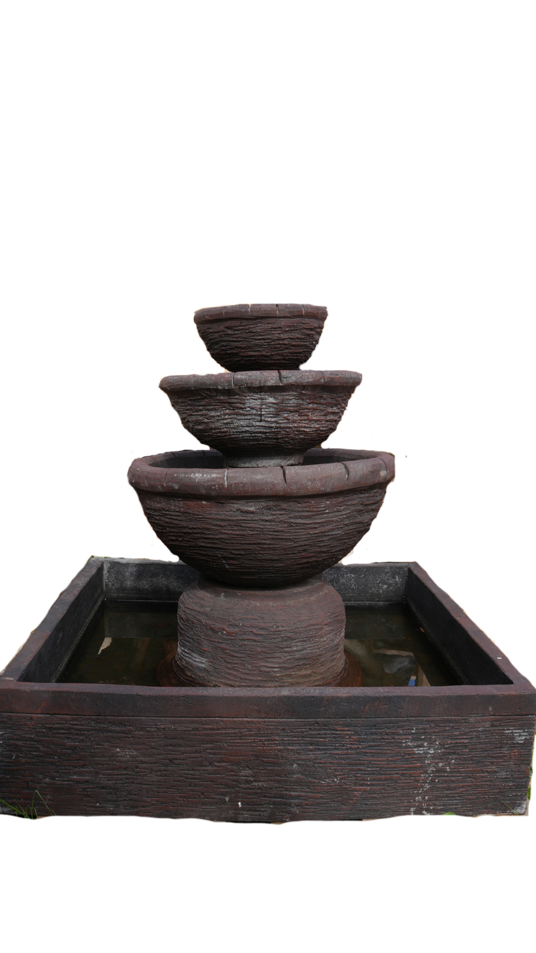 Modern Stone Bowl Cascading Waterfall